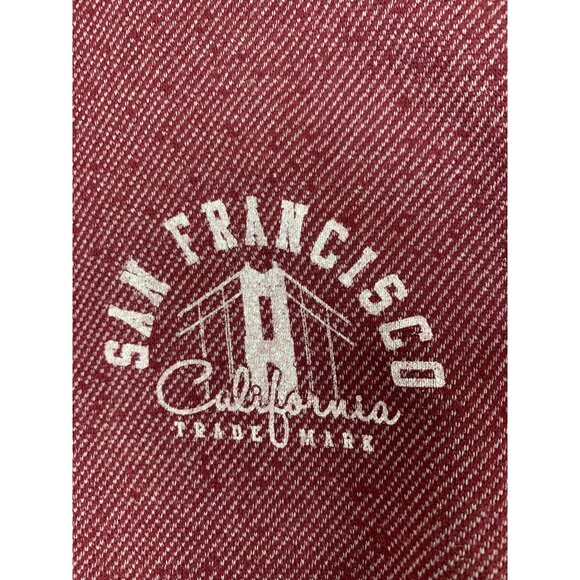 Rare VTG San Francisco California Trademark Hoodie Sweatshirt Mens Large EUC - Picture 3 of 14
